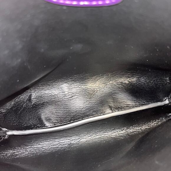 MULBERRY M Zipped Purple Suede Pouch - Picture 7 of 8